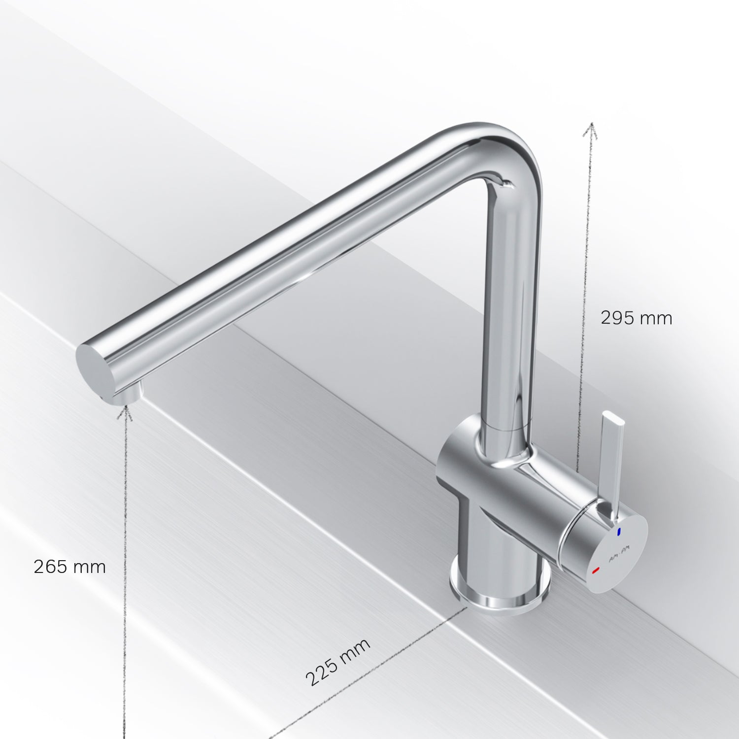 F8F05000 Küchenarmatur Func Spültischarmatur Küche Spültisch-Einhebelmischer