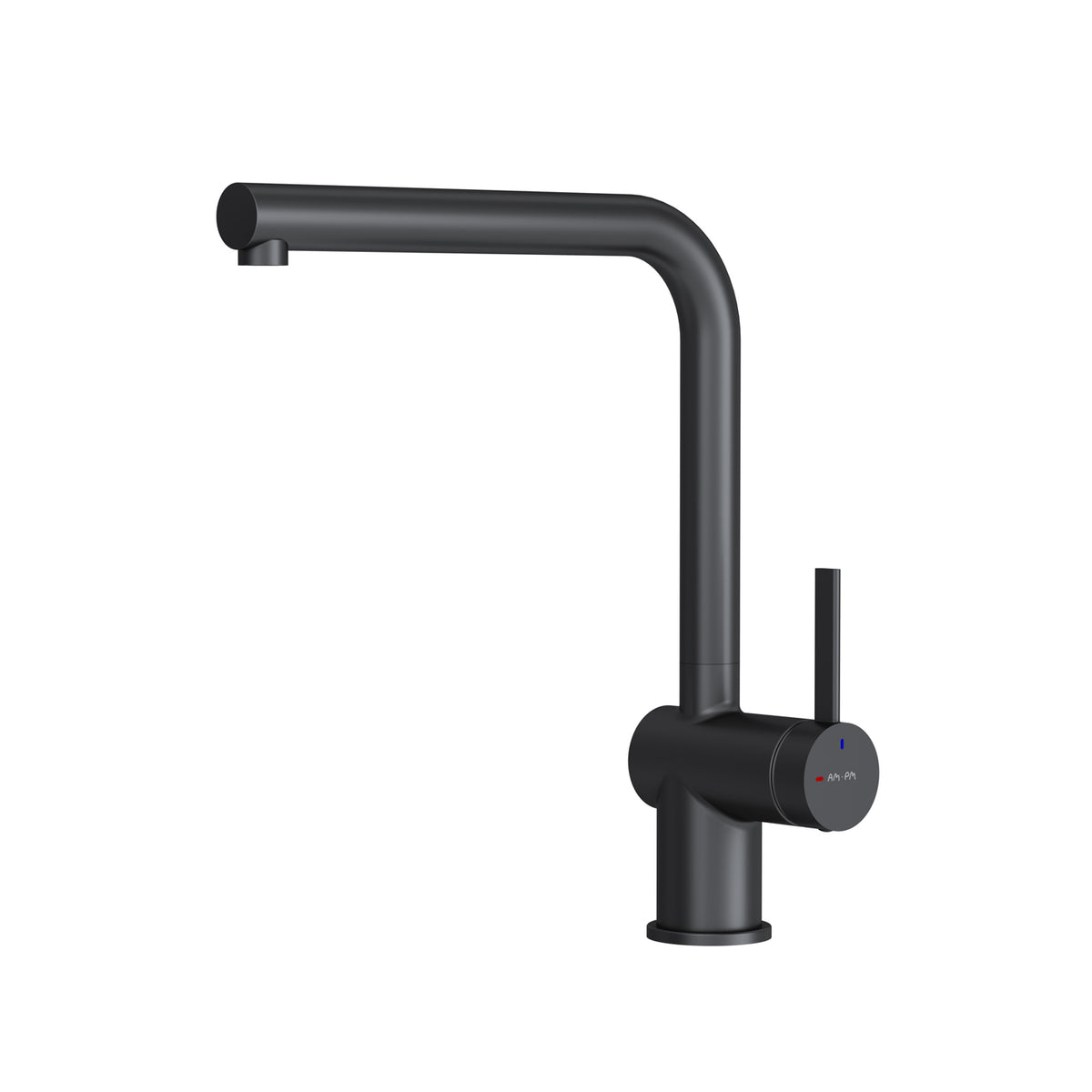 Robinet de cuisine Func avec bec pivotant, noir–F8F05022