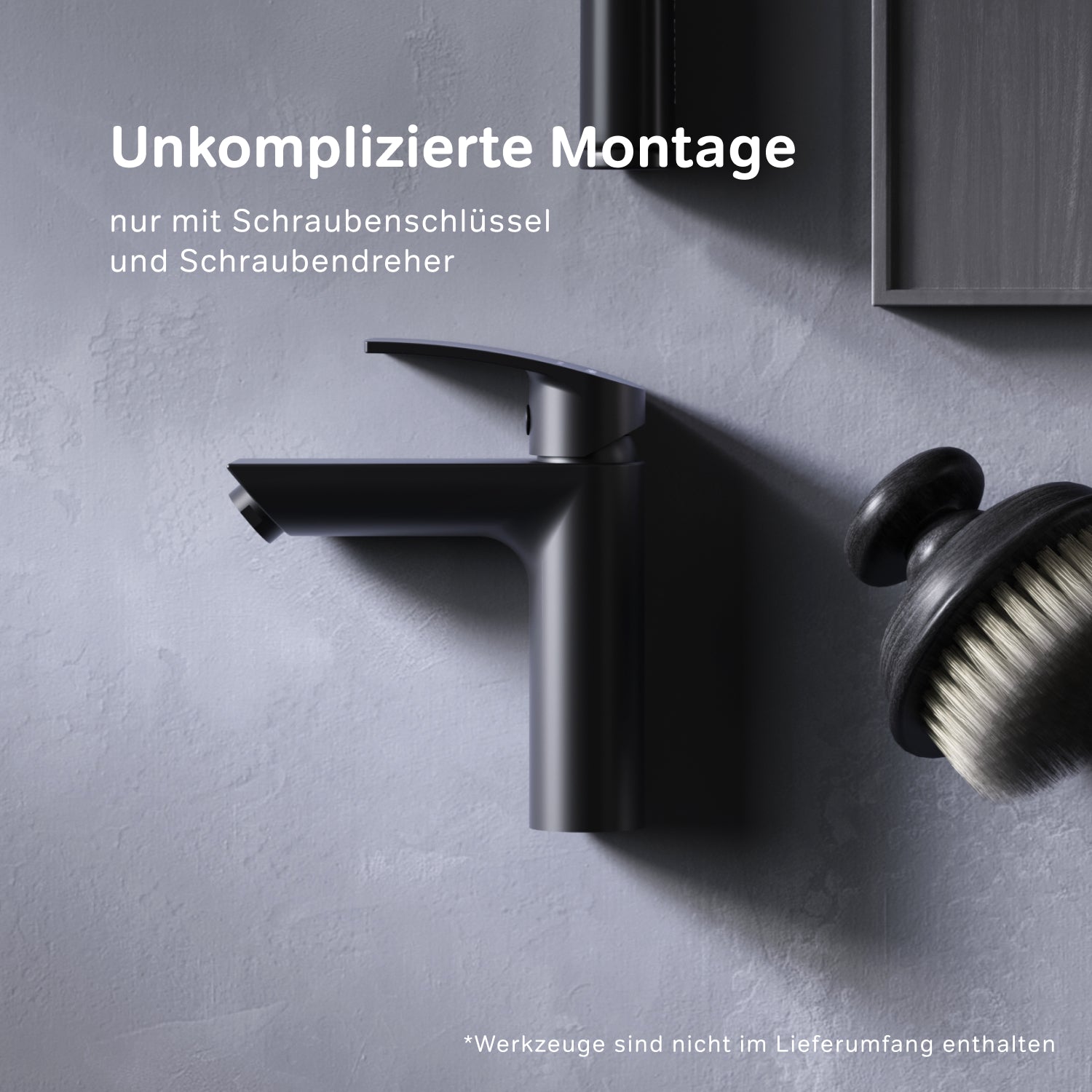 Robinet de lavabo F8Y02122, noir