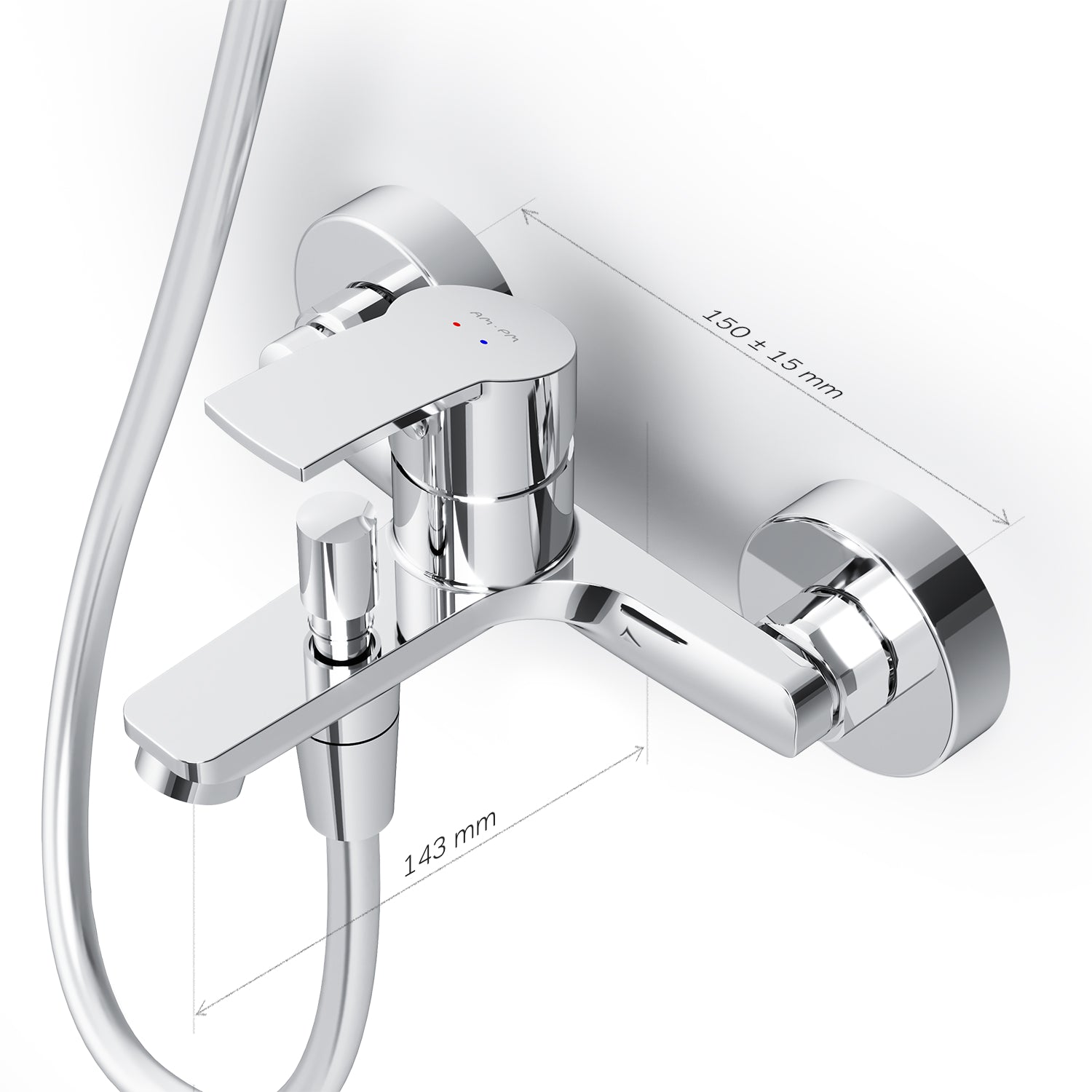 Robinet de baignoire F8Y10000 Mitigeur de baignoire pour salle de bain