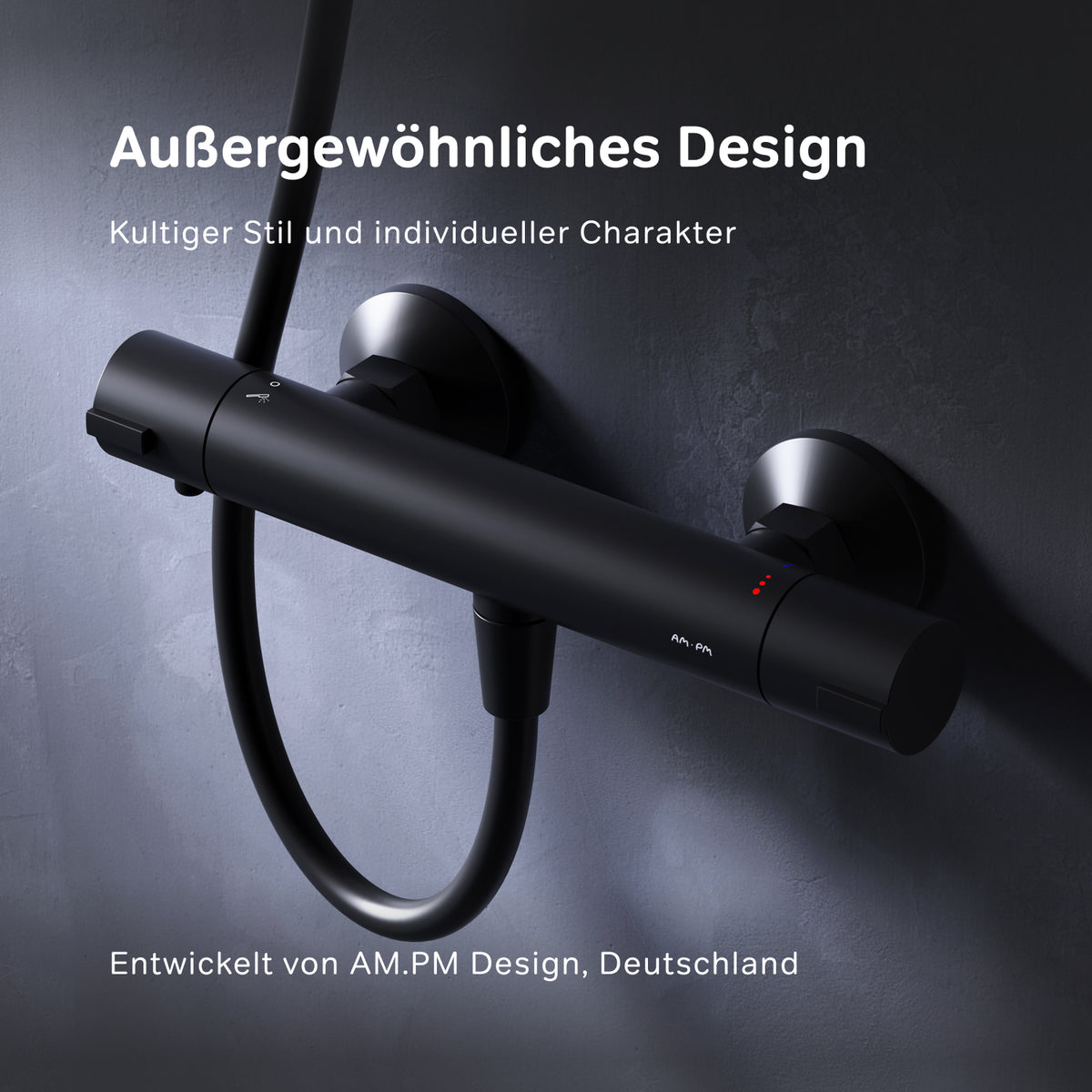 Thermostat de douche Play, noir–F8Y40022