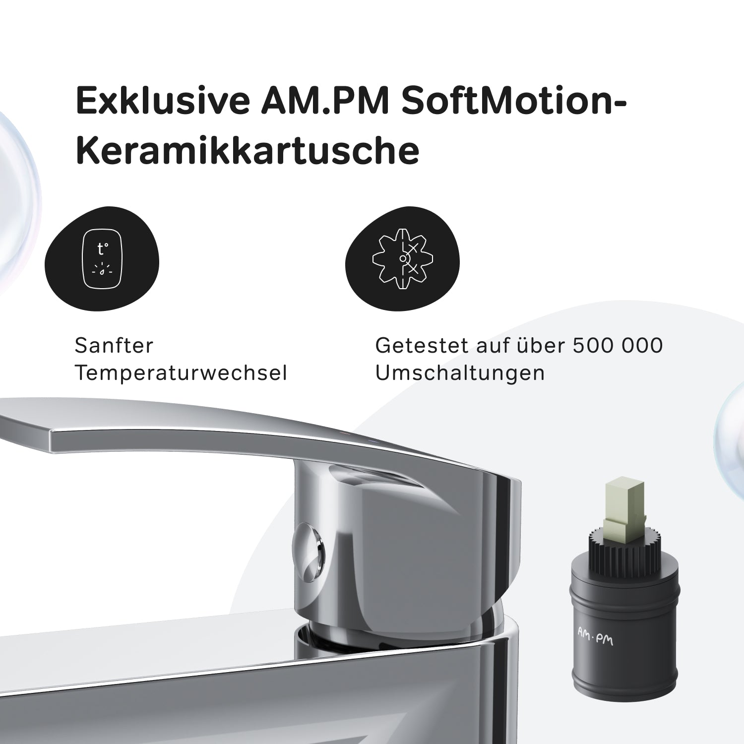 F8Y82100 Bad Armatur Play Waschtischarmatur mit Ablaufgarnitur Wasserhahn