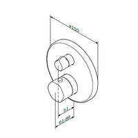 F90756W0 Gem Unterputz Thermostat Brausearmatur | Online Store von AM.PM