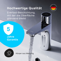 FGA02400 Bad Armatur Gem Waschtischarmatur mit Wassertemperatur Indikator ampm-store.de