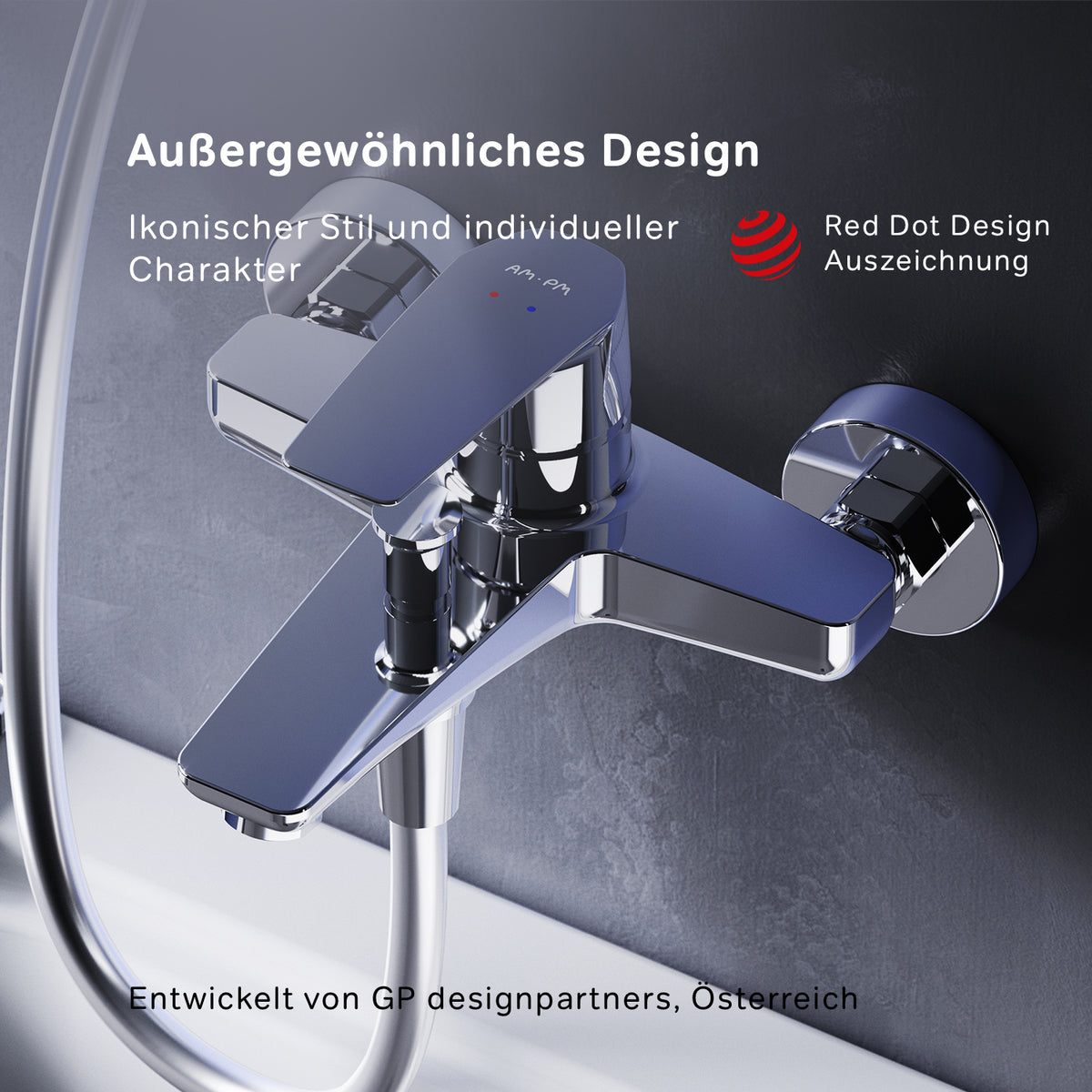 FGA10000 Wannenarmatur Gem Mischbatterie Badewanne Wasserhahn Bad ampm-store.de