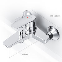 FGA10000 Wannenarmatur Gem Mischbatterie Badewanne Wasserhahn Bad ampm-store.de