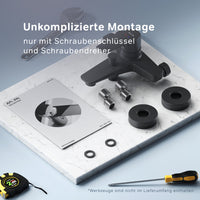 FGA10022 Wannenarmatur Gem Mischbatterie Badewanne Wasserhahn Bad, Schwarz ampm-store.de