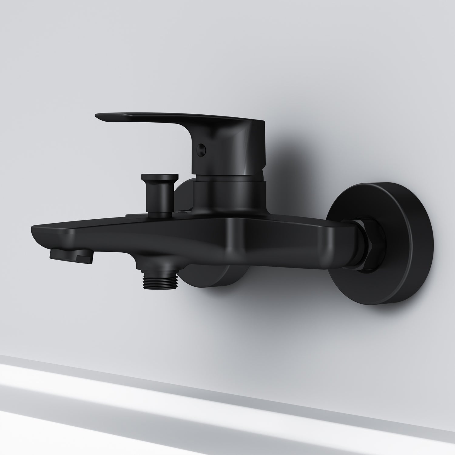 FGA10022 Wannenarmatur Gem Mischbatterie Badewanne Wasserhahn Bad, Schwarz ampm-store.de