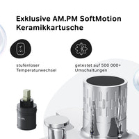 FGA10400 Wannenarmatur Gem Mischbatterie mit Wassertemperatur Indikator ampm-store.de