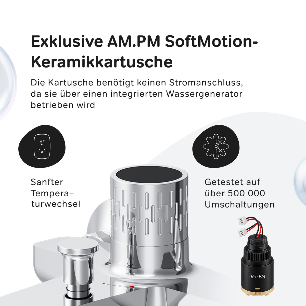 Wannenarmatur Gem mit Temperaturanzeige – FGA10400