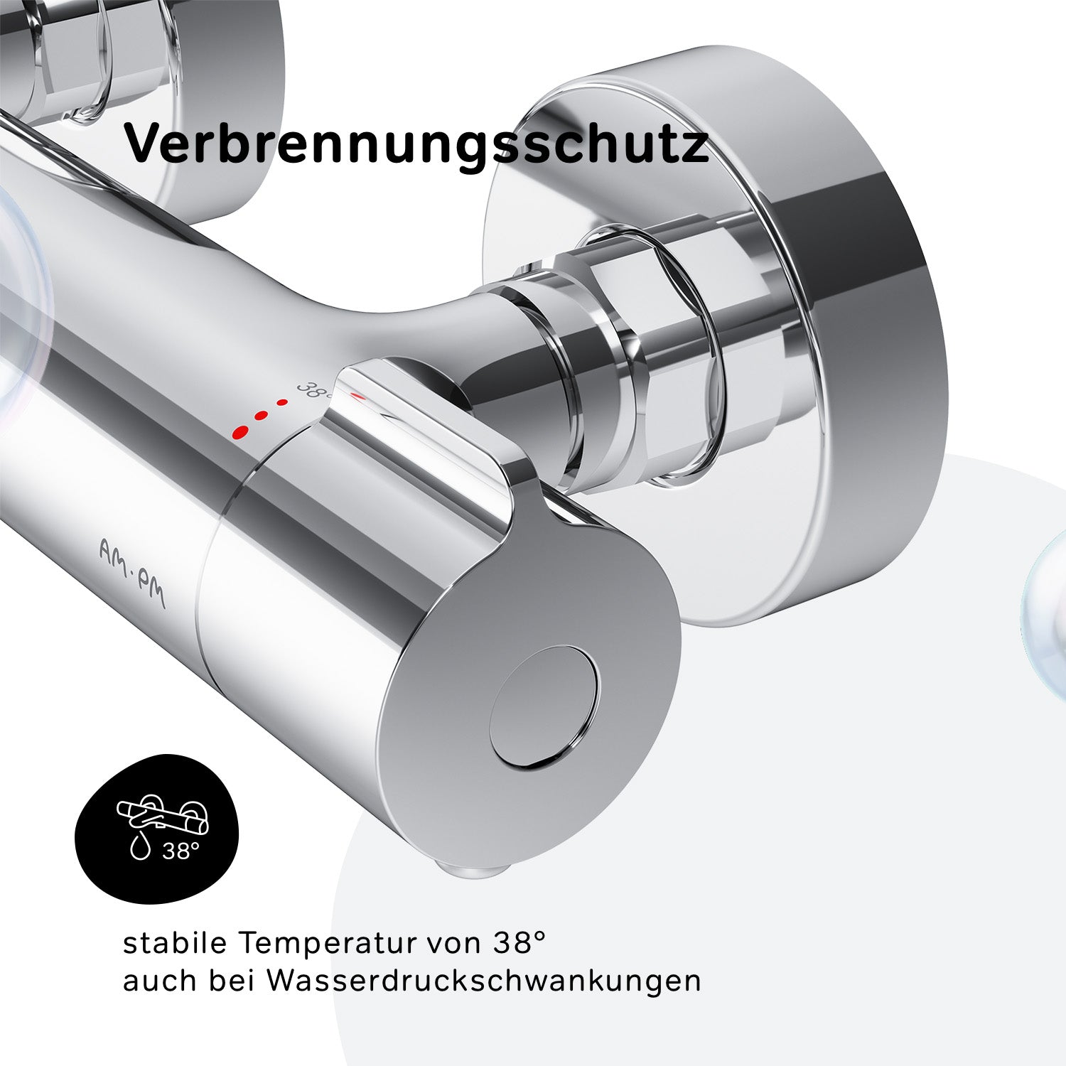 FGA40000 Duscharmatur Thermostat Gem Brausearmatur Mischbatterie Dusche