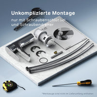 FGA82100 Bad Armatur Gem Waschtischarmatur mit Klick-Ablaufgarnitur Wasserhahn ampm-store.de