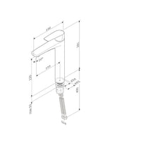 FGA92200 Gem Einhebel-Waschtischarmatur Hoch mit Klick-Ablaufgarnitur | Online Store von AM.PM