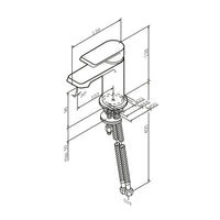 FNA02100 Bad Armatur Flash Waschtischarmatur Wasserhahn ampm-store.de
