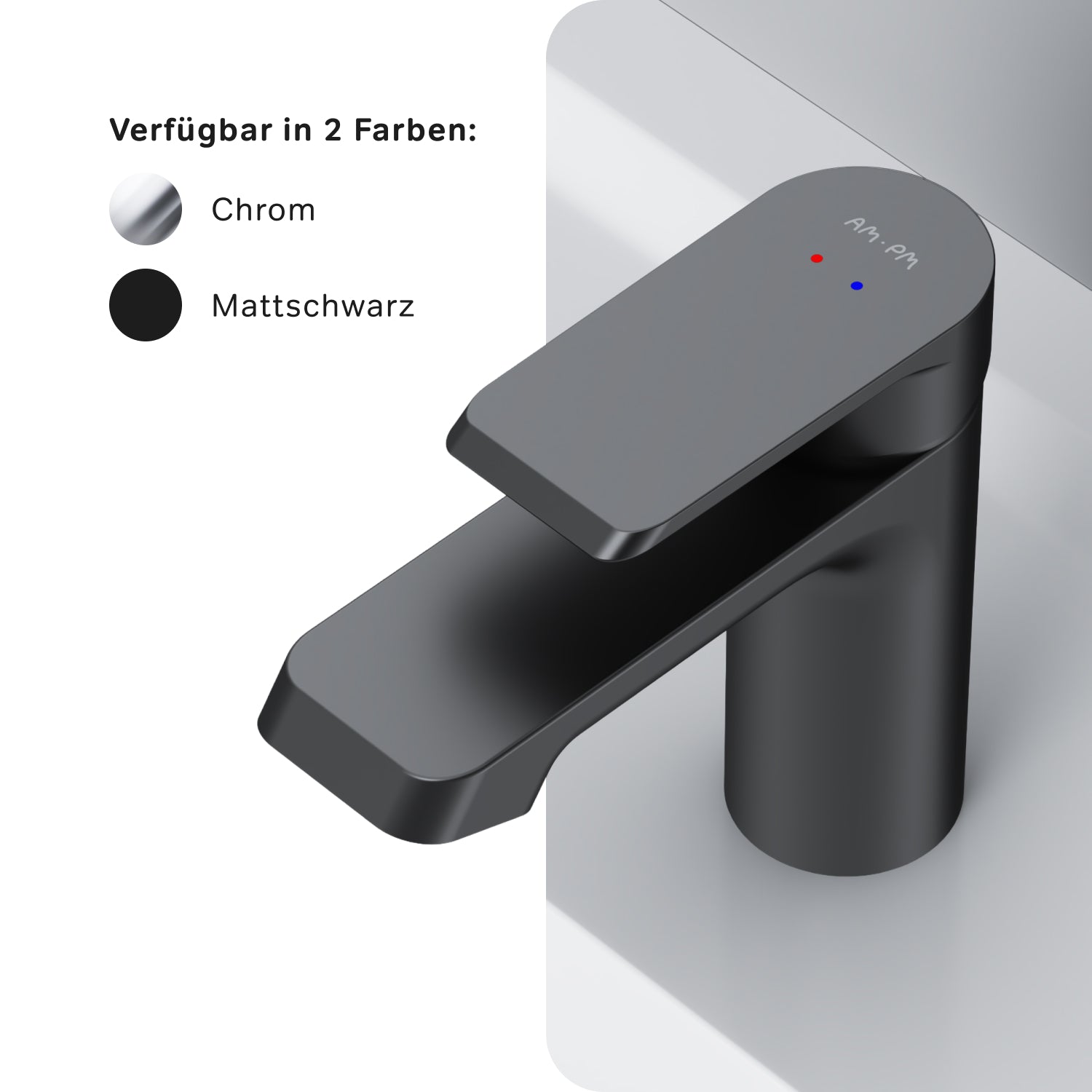 Robinet de salle de bain Flash FNA02122, noir