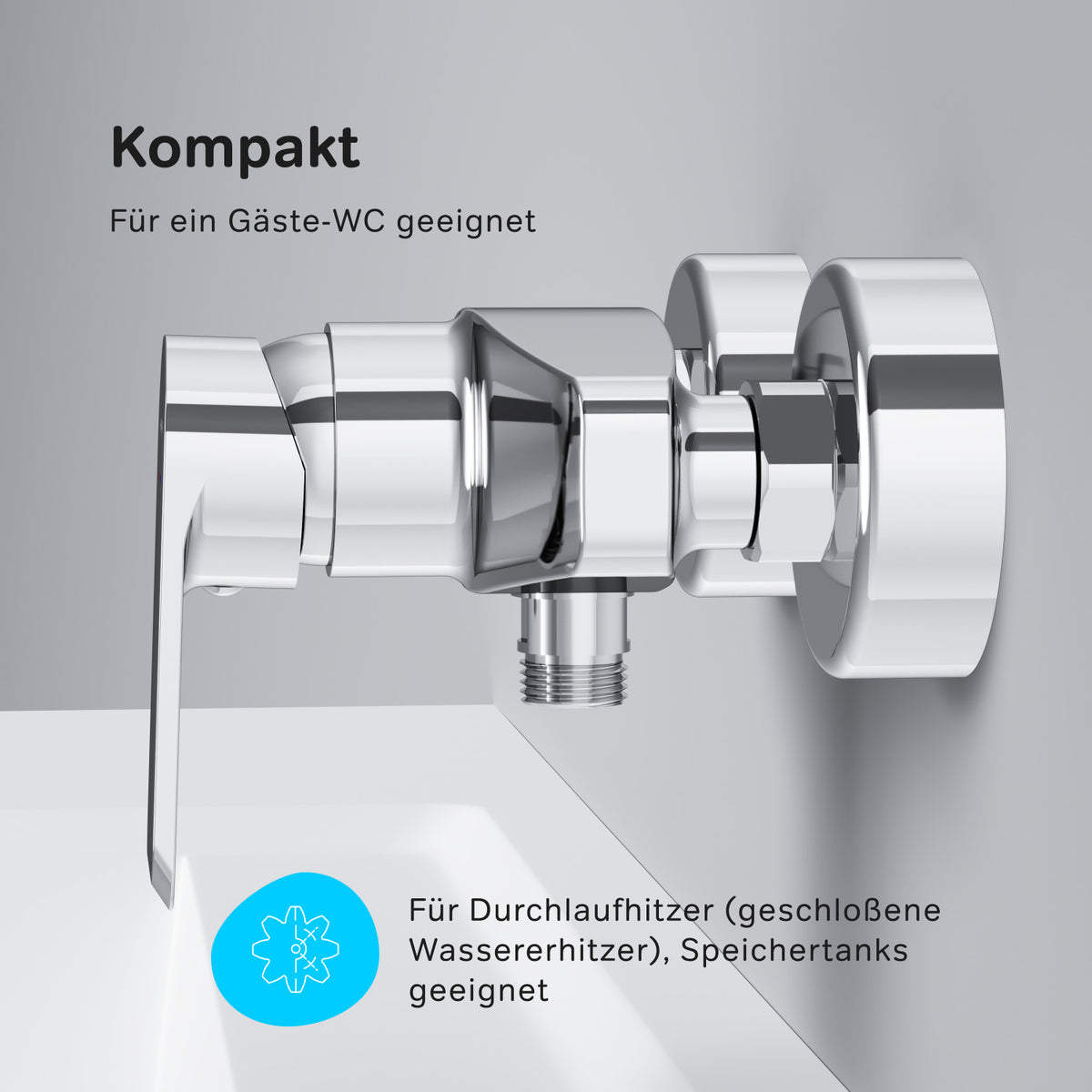 Robinet de douche Flash, chromé–FNA20000