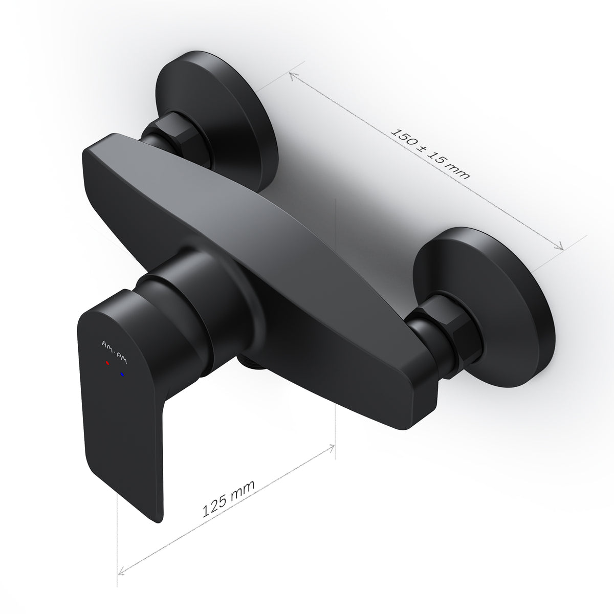 Robinet de douche Flash, noir–FNA20022
