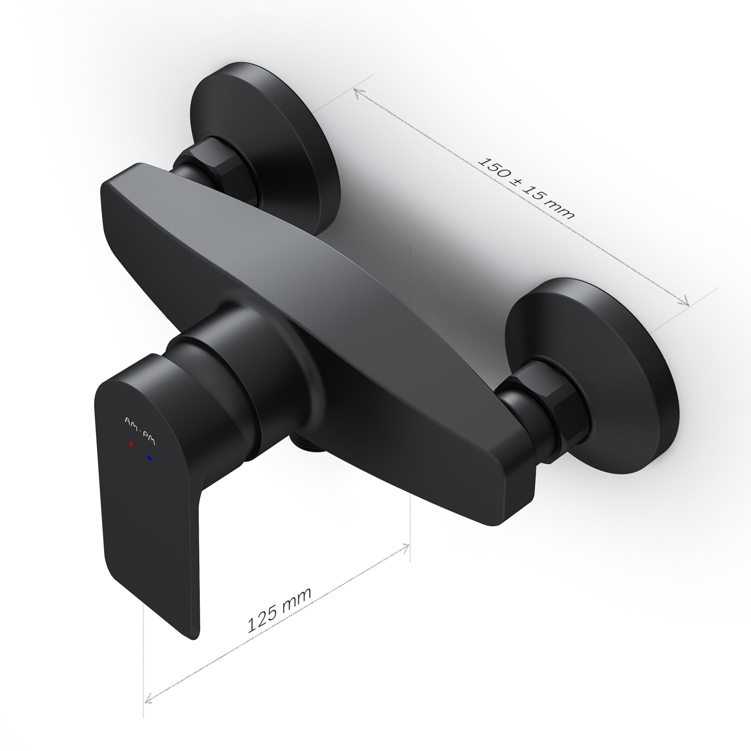FNA20022 Robinet de douche Flash mitigeur de douche, noir