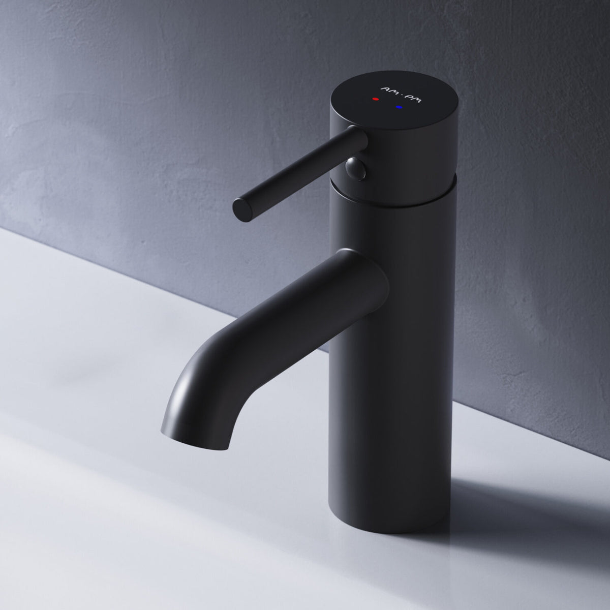 Robinet mitigeur de lavabo Spike, noir–FPA02122