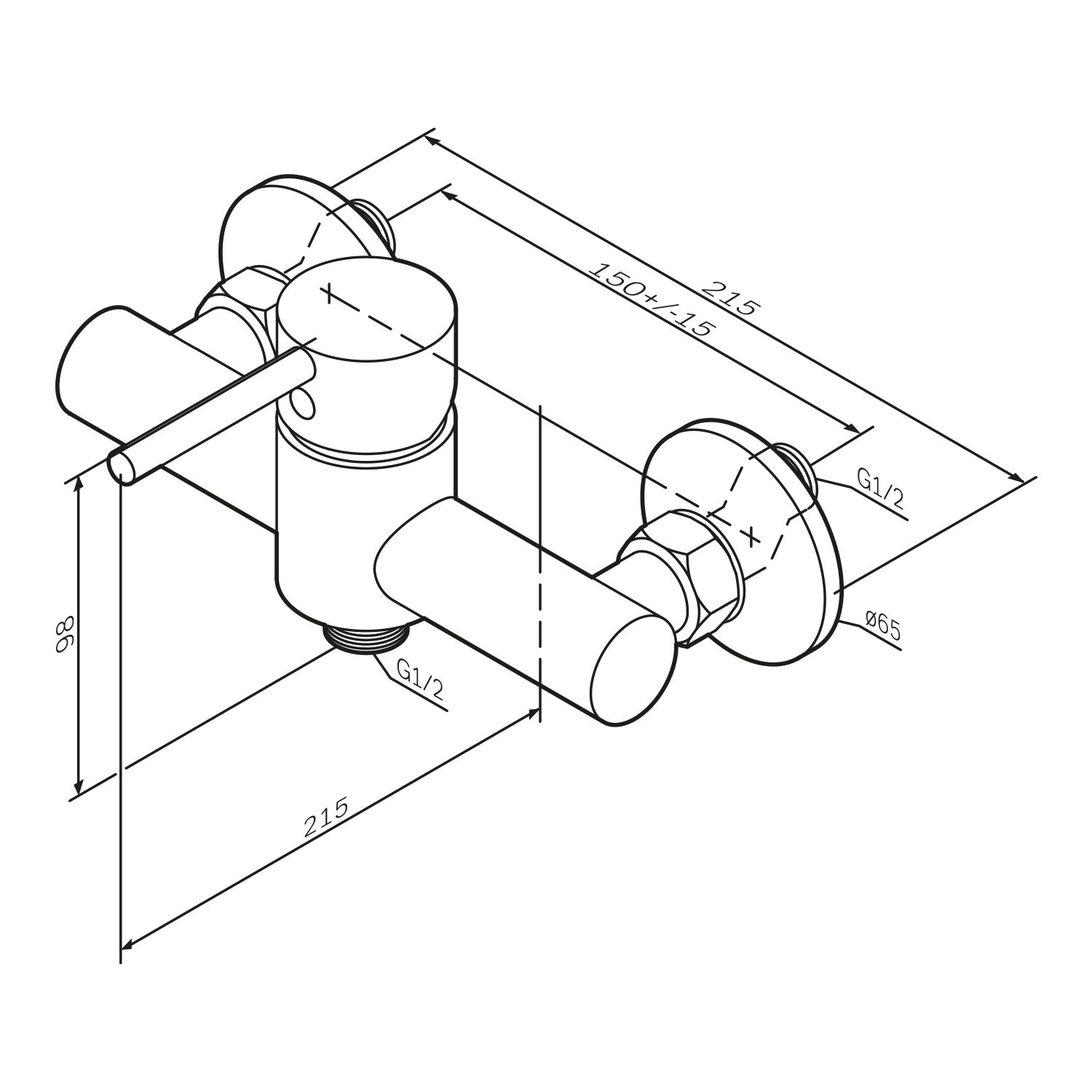 FPA20000 mitigeur de douche Spike mitigeur de douche douche