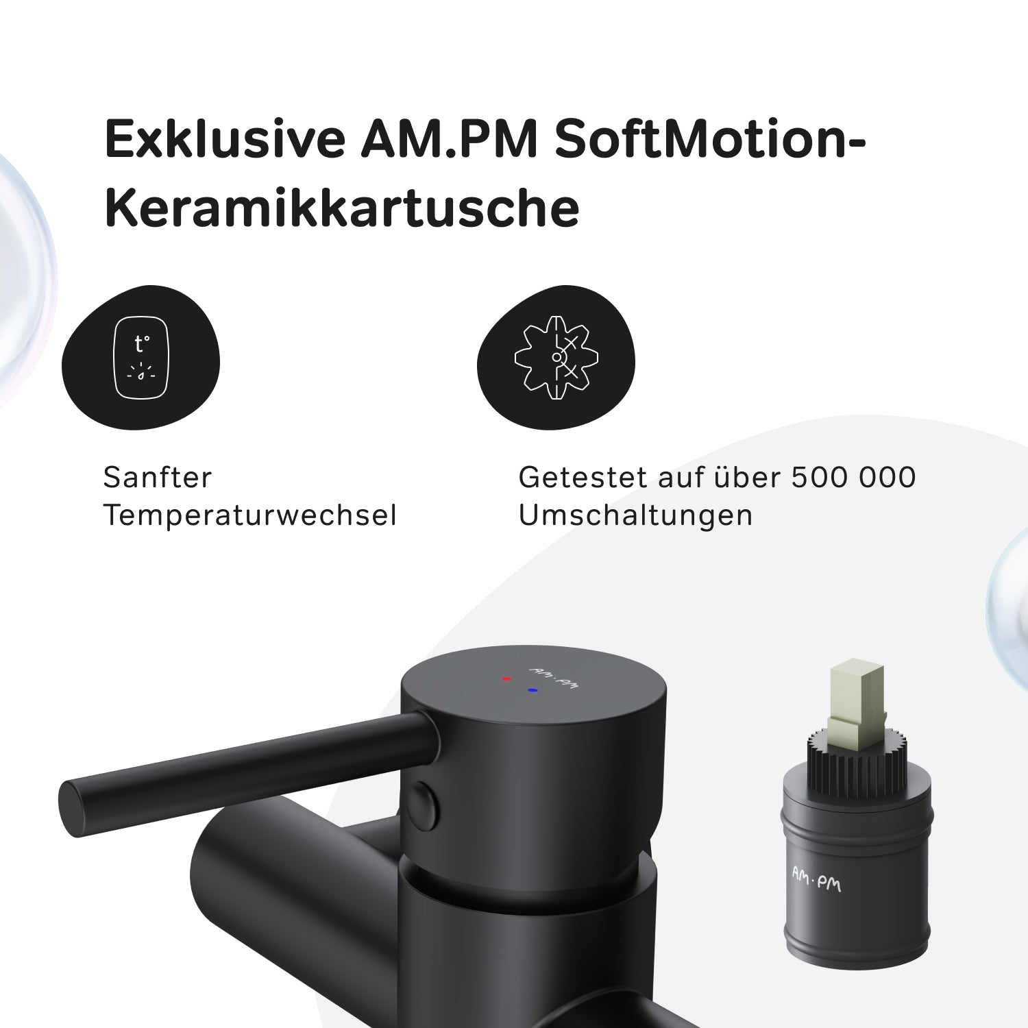 FPA20022 Duscharmatur Spike Brausearmatur Mischbatterie Dusche Schwarz