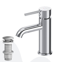 FPA82100 Bad Armatur Spike Waschtischarmatur mit Klick-Ablaufgarnitur Wasserhahn ampm-store.de