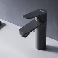 FTA02122 Bad Armatur Hit Waschtischarmatur S-Größe Wasserhahn, Schwarz ampm-store.de