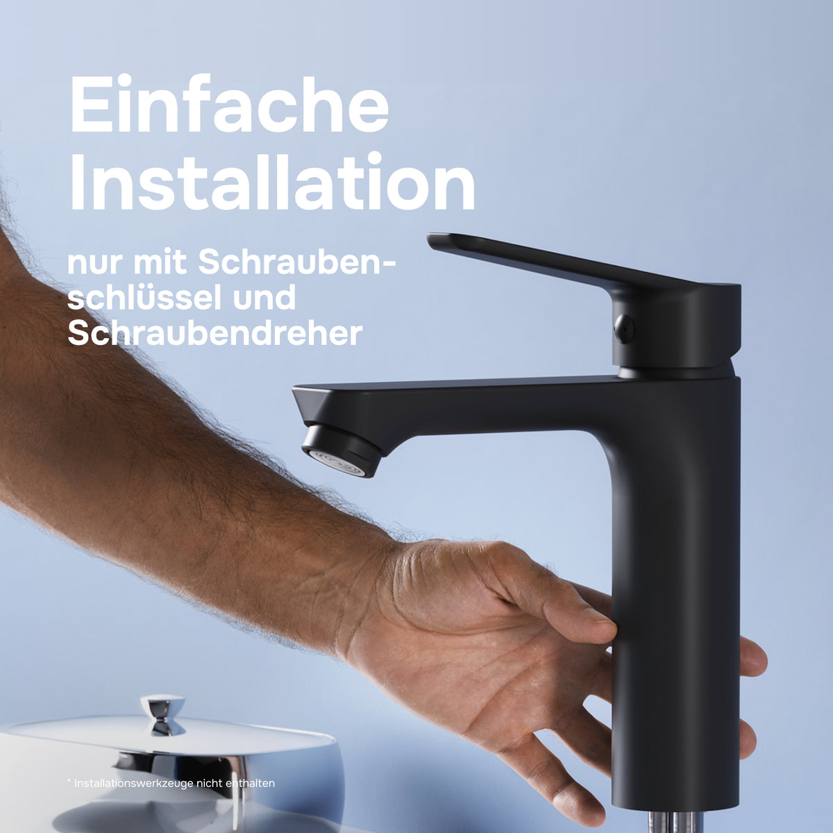 Waschtischarmatur Hit S-Größe, Schwarz – FTA02122