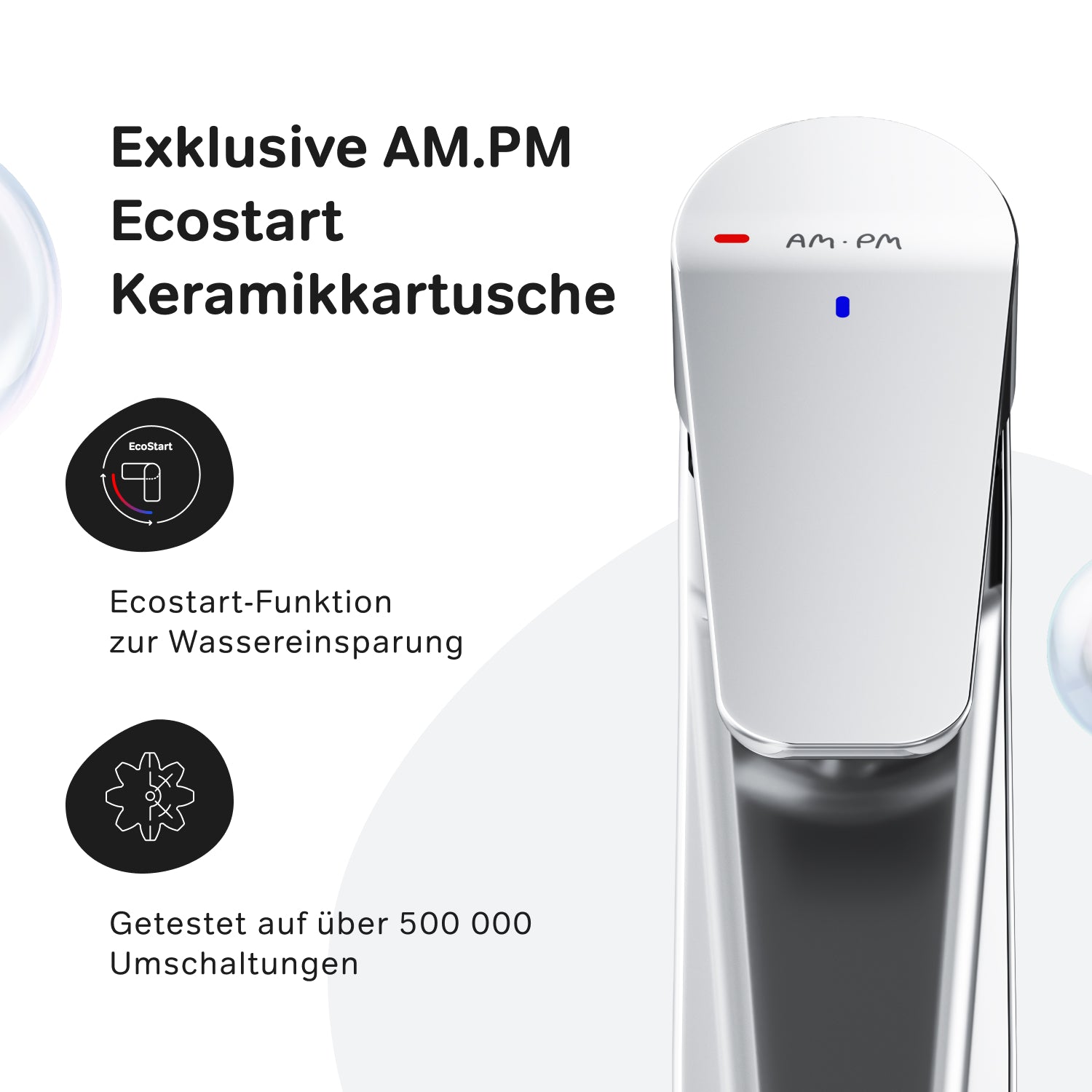 Robinet de lavabo Hit EcoStart FTA02800, chromé