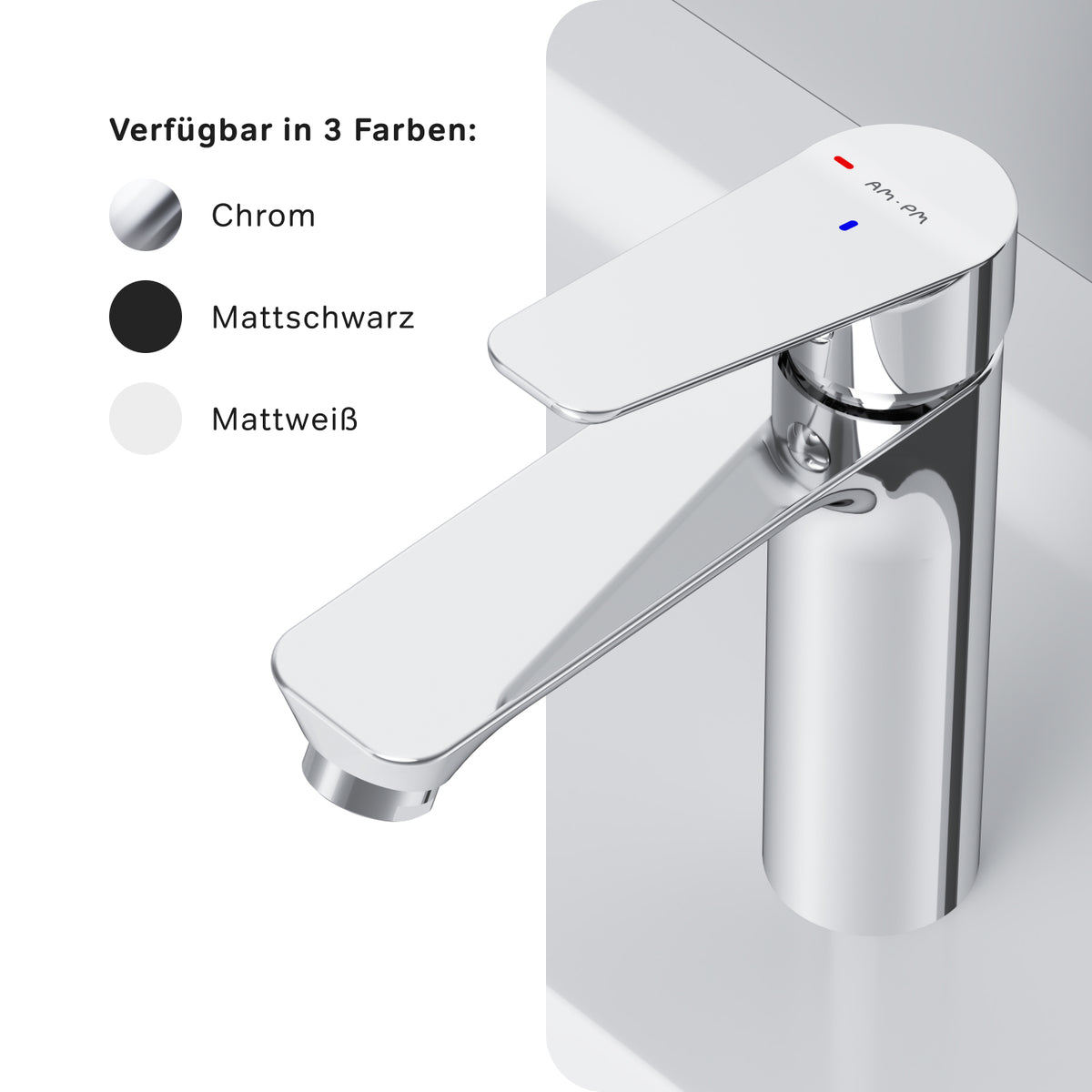 Robinet de lavabo Hit avec EcoStart, chromé–FTA02800