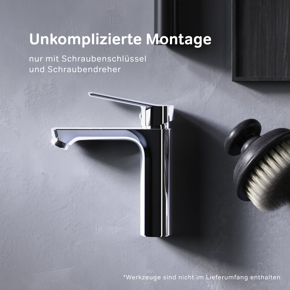 Robinet de lavabo Hit avec EcoStart, chromé–FTA02800