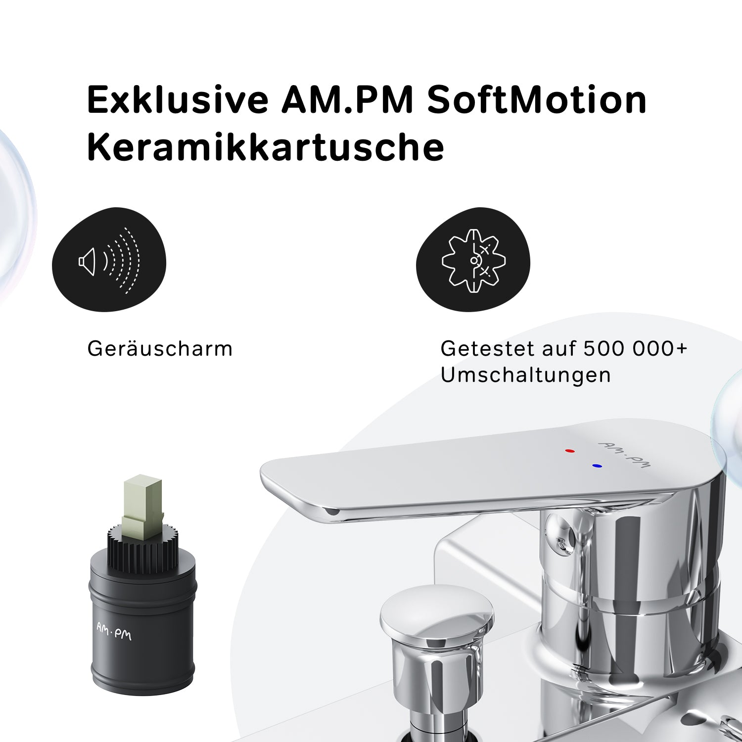FTA10000 Wannenarmatur Hit Mischbatterie Badewanne Wasserhahn Bad ampm-store.de