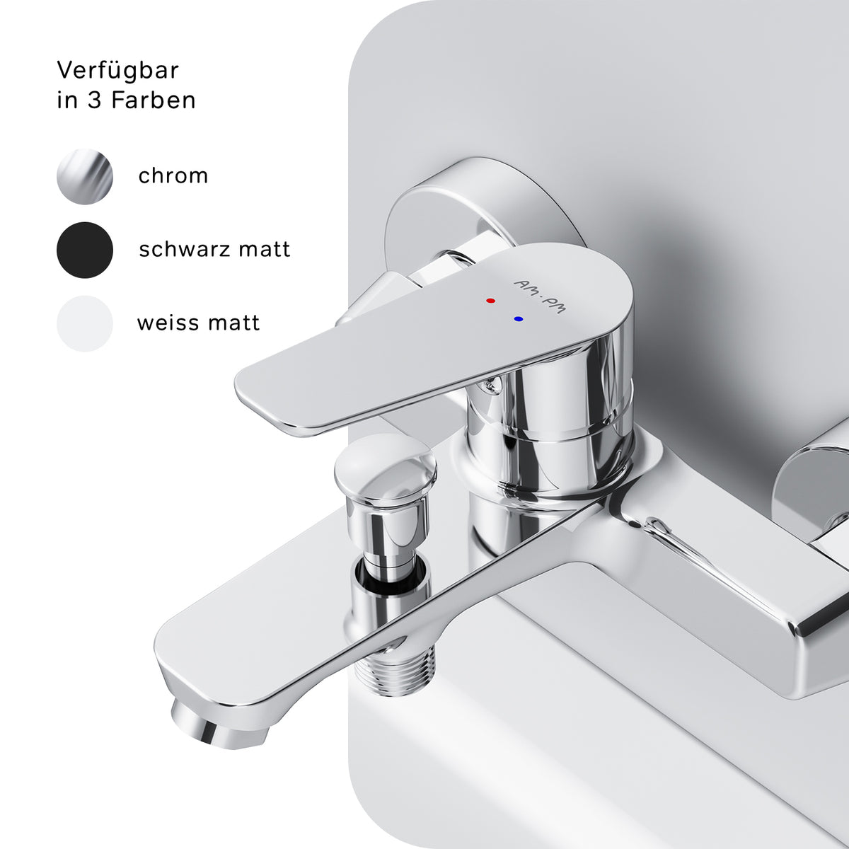 FTA10000 Wannenarmatur Hit Mischbatterie Badewanne Wasserhahn Bad ampm-store.de