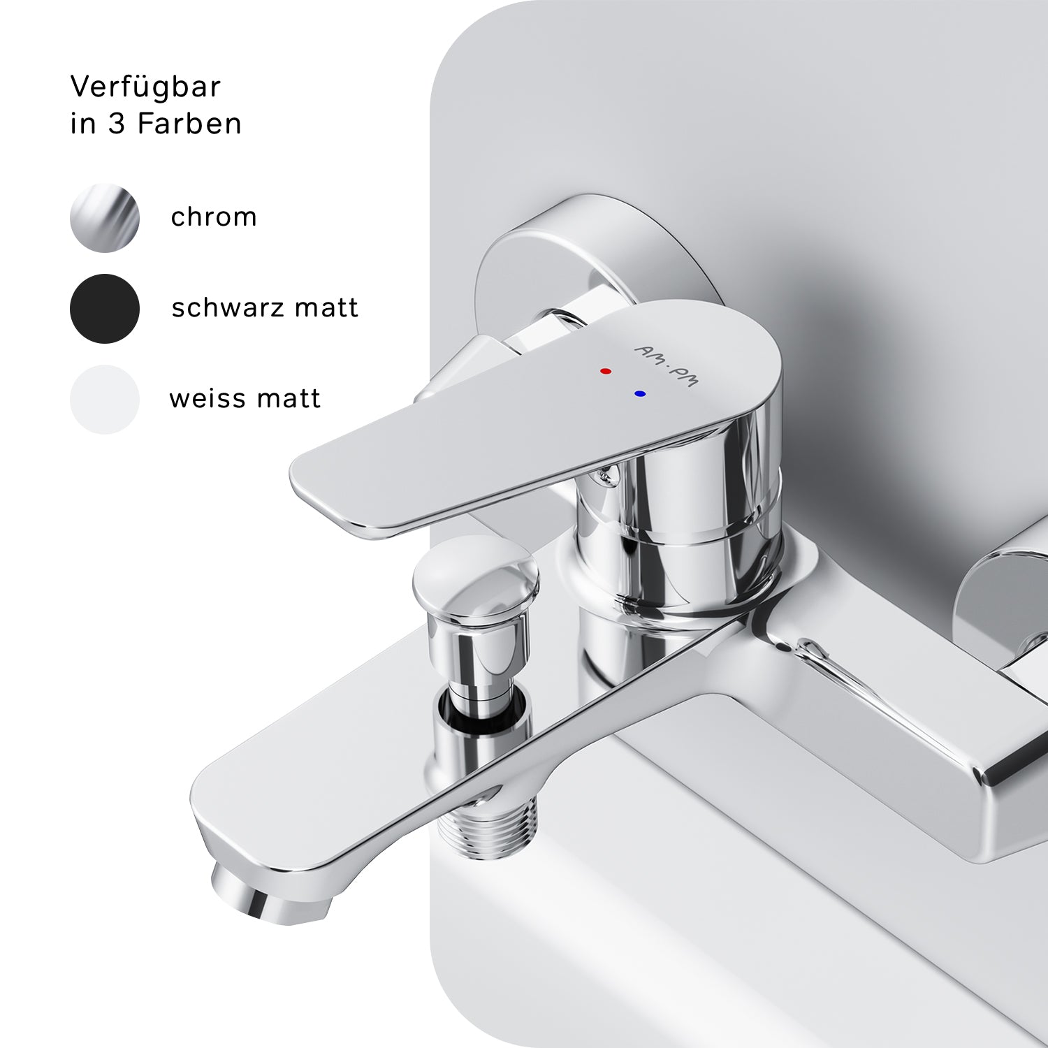 FTA10000 Wannenarmatur Hit Mischbatterie Badewanne Wasserhahn Bad ampm-store.de