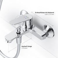 FTA10000 Wannenarmatur Hit Mischbatterie Badewanne Wasserhahn Bad ampm-store.de