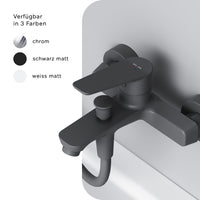 FTA10022 Wannenarmatur Hit Mischbatterie Badewanne Wasserhahn Bad, Schwarz ampm-store.de