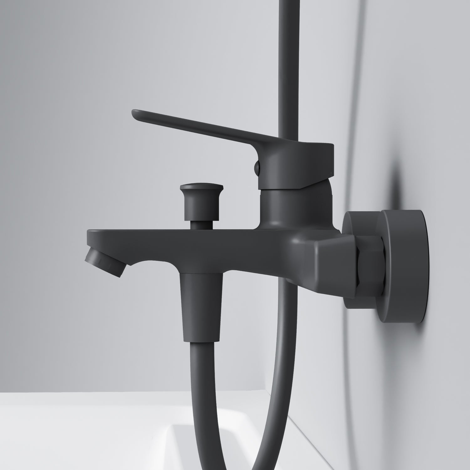 FTA10022 Wannenarmatur Hit Mischbatterie Badewanne Wasserhahn Bad, Schwarz ampm-store.de