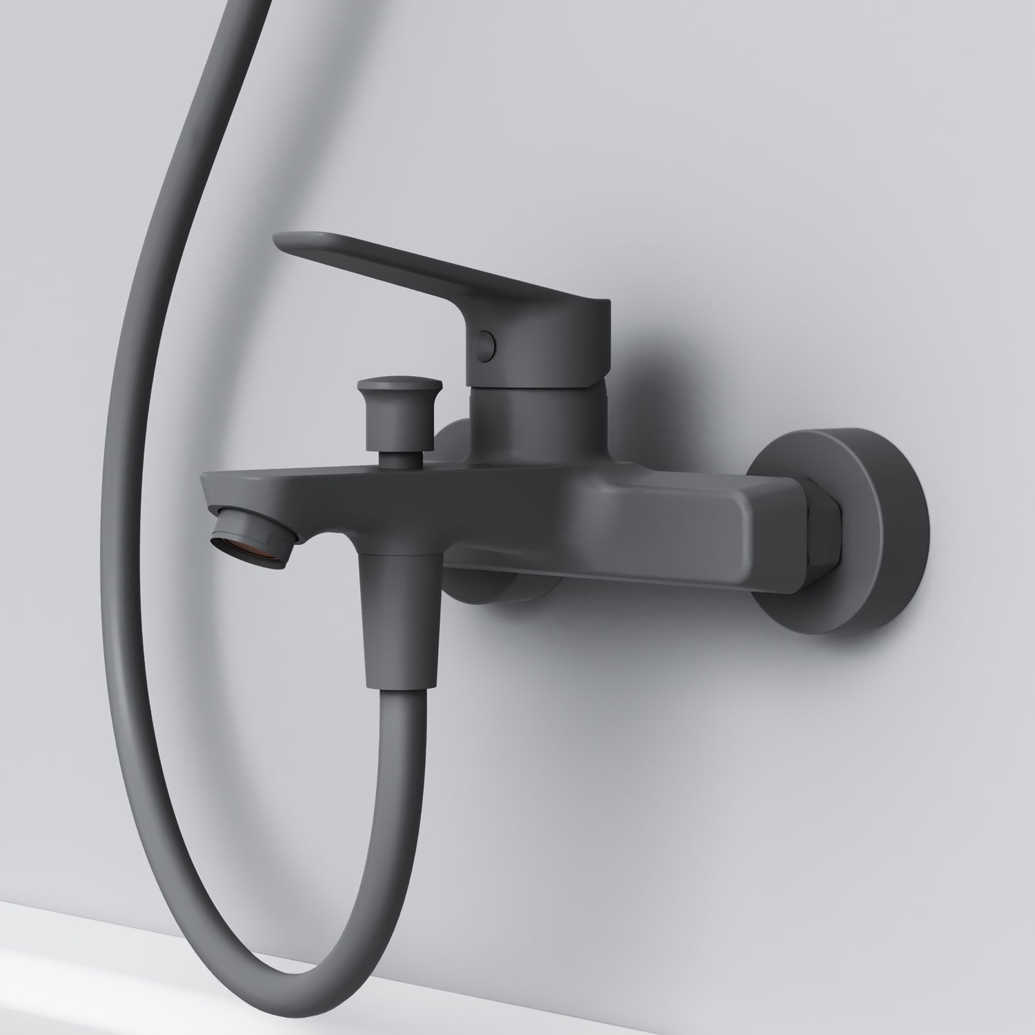FTA10022 Wannenarmatur Hit Mischbatterie Badewanne Wasserhahn Bad, Schwarz ampm-store.de
