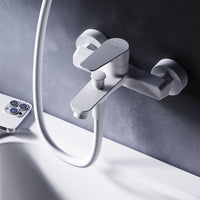 FTA10033 Wannenarmatur Hit Mischbatterie Badewanne Wasserhahn Bad, Weiß ampm-store.de