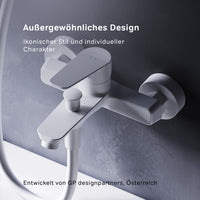 FTA10033 Wannenarmatur Hit Mischbatterie Badewanne Wasserhahn Bad, Weiß ampm-store.de