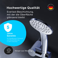 FTA15000 Wannenarmatur mit Handbrause und Halter Hit Mischbatterie Badewanne Wasserhahn Bad ampm-store.de