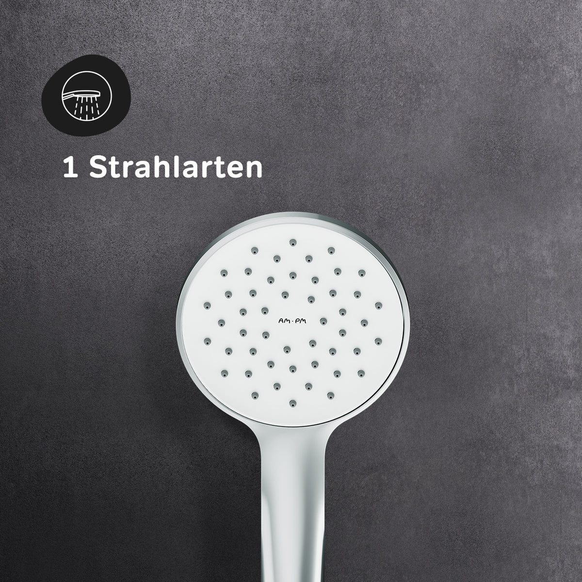 FTA15000 Wannenarmatur mit Handbrause und Halter Hit Mischbatterie Badewanne Wasserhahn Bad ampm-store.de