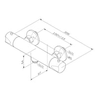 FTA40000 Hit Thermostat Duscharmatur | Online Store von AM.PM