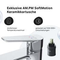 FTA82100 Bad Armatur Hit Waschtischarmatur S-Größe mit Klick-Ablaufgarnitur Wasserhahn ampm-store.de