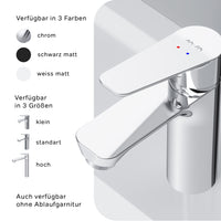 FTA82100 Bad Armatur Hit Waschtischarmatur S-Größe mit Klick-Ablaufgarnitur Wasserhahn ampm-store.de