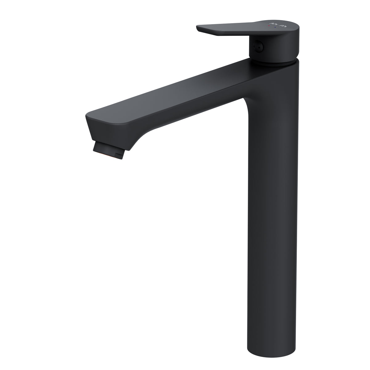 FTA92022 Bad Armatur Hit Waschtischarmatur mit hohem Auslauf Wasserhahn, Schwarz ampm-store.de