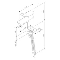 FXA02133 Bad Armatur X-Joy Waschtischarmatur Wasserhahn, Weiß ampm-store.de