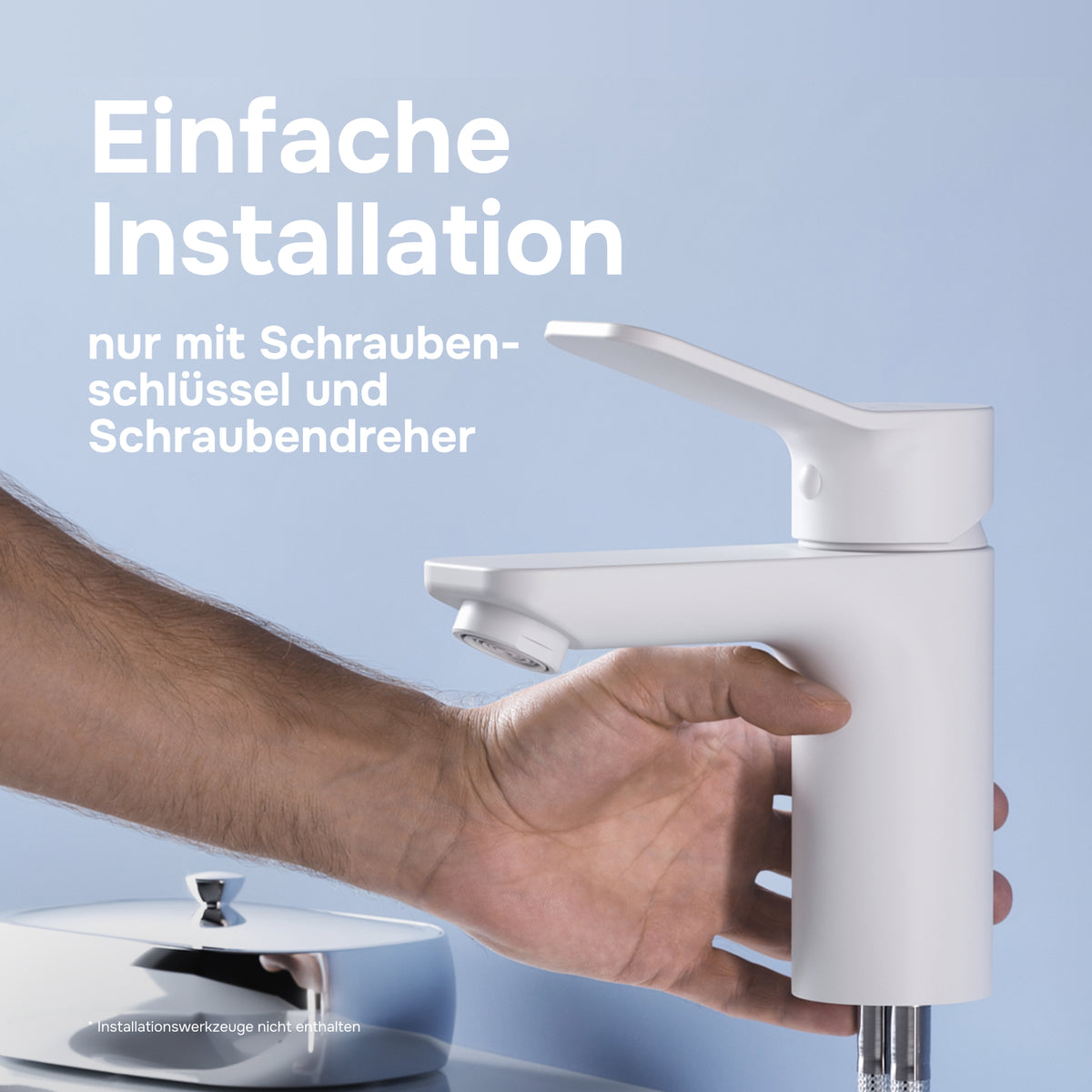 Waschtischarmatur X-Joy, Weiß – FXA02133