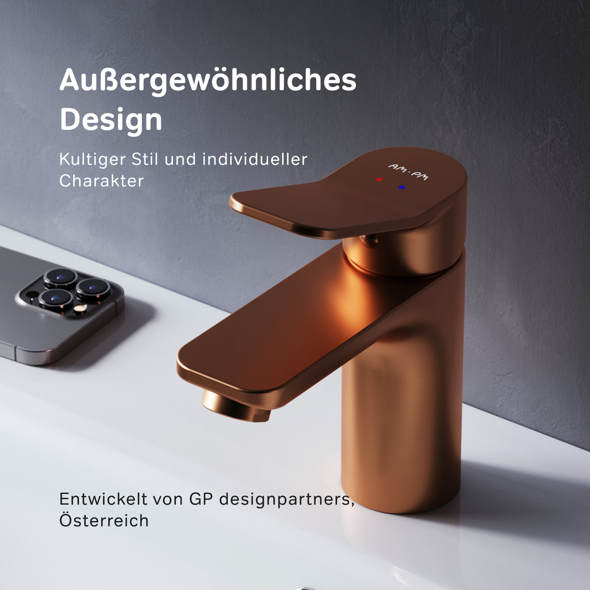Robinet de lavabo X-Joy, or rose–FXA02144