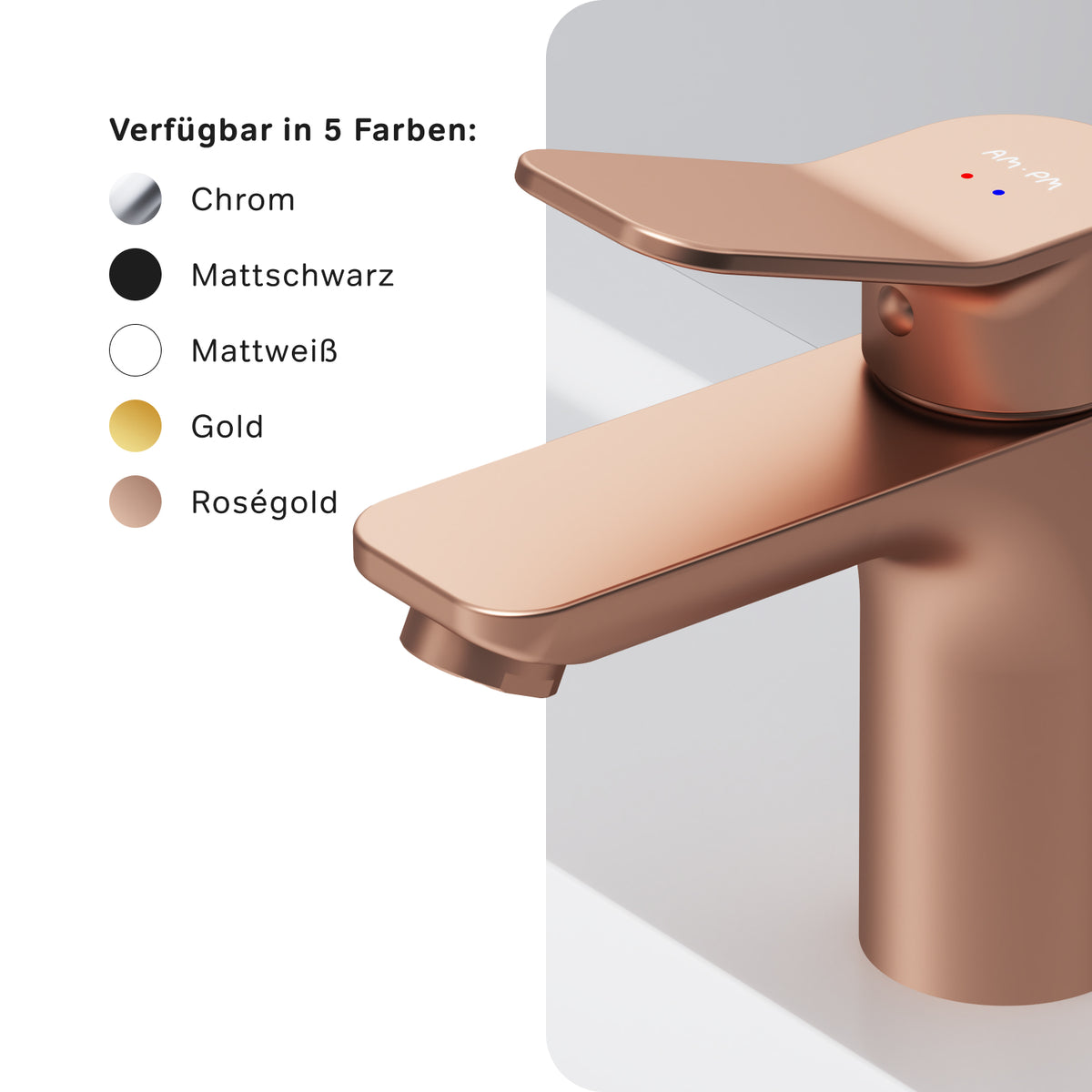 Robinet de lavabo X-Joy, or rose–FXA02144